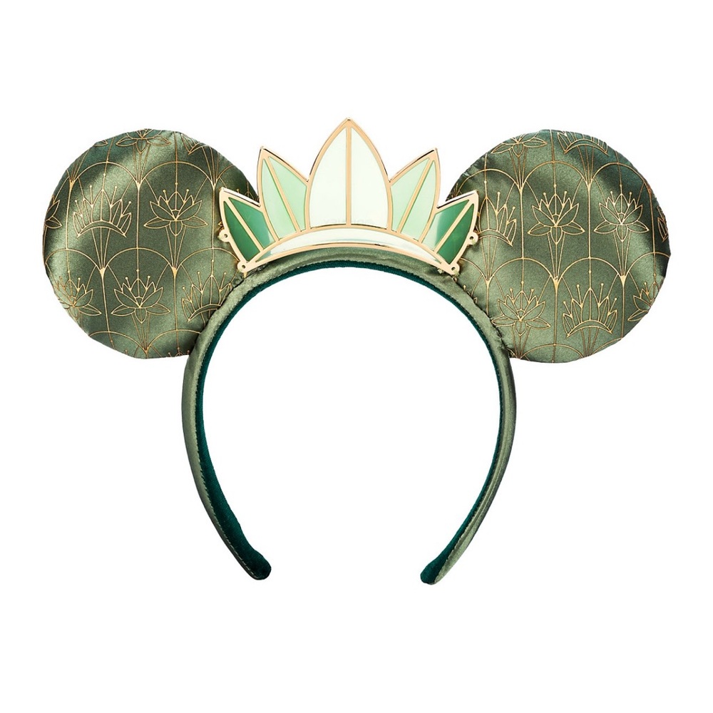 Disney Tiana Green & Gold Mouse Ear Headband